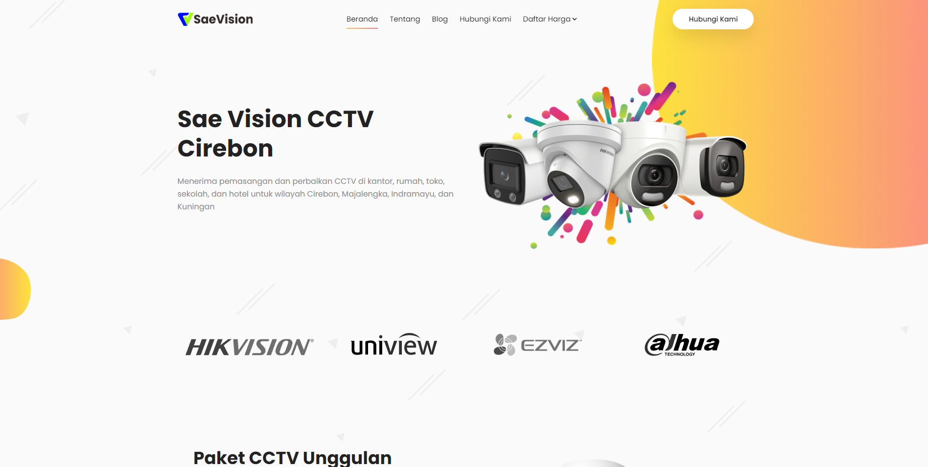 Sae Vision CCTV Website